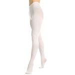 Angelina Professional-Grade Ballet Tights, Ladies Size M/L, White Color