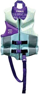 HyperLite Elite Child Life Jacket, US Coast Guard Approved Level 70 Buoyancy Aid, Great for Any Water Sports Activity Including Boating, Paddle & Swimming, Girls, 30-50lbs