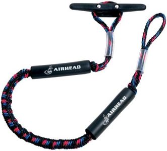 AirHead Bungee Dock Line | Mooring Rope for Boats, Shock Absorbing to Boats, Cleats, Docks, Pylons & More, Stretches to 5.5 ft