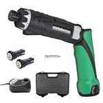 Metabo HPT Cordless Screwdriver Kit, 3.6V, Lithium Ion Batteries - 2, Dual Position Handle, LED Light, 21 Clutch Settings, Lifetime Tool Warranty (DB3DL2)