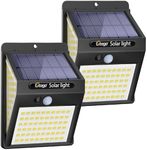 [2 Pack] 140LED Solar Security Ligh