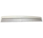 Swedish Crown Pocket Comb Aluminium Comb 13 cm (Anti-Static) Metal Comb Fine + Wide Teeth Beard Comb Men in Salon Design (2205 A)