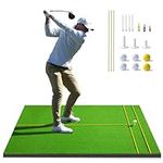 Golf Hitting Mat: 5 x 4 ft Thickeni