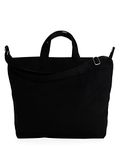 Horizontal Zip Duck Bag - Black, Black