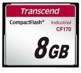 Transcend Information 8GB Industrial Temp Compact F TS8GCF170, Black