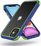 MobNano Compatible with iPhone 11, Ultra Thin Hybrid Case, Soft TPU Shockproof Bumper Anti Scratch Cover for iPhone 11 - Blue