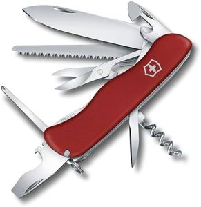 Victorinox Outrider Couteau de Poche Suisse, Multitool, 14 Fonctions, Lame, Ciseaux, Tire Bouchon, Rouge