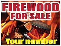 Custom Firewood For Sale Yard Sign,