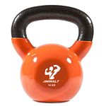 The Indian Made JIMWALT Premium Half Coated Vinyl Kettlebells 2KG to 48KG (14KG)