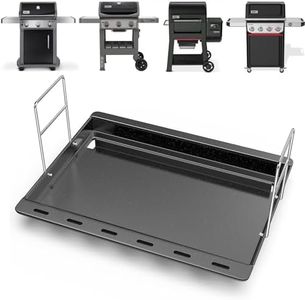 Utheer 6787 Grill Griddle Insert for Weber Spirit 300 Series, Spirit II 300, Genesis 1000, Spirit E/S-310, Cast Iron Flat Top Compatible with Weber 7638/7639