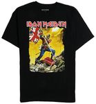 Iron Maiden Graphic T-Shirt, Britain Black, Large