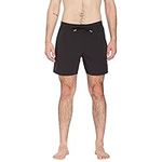 Volcom Men's Lido Solid Trunk 16 Swimsuits, Black, L