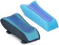 FOVERA Gel Armrest Pads for Office & Gaming Chair, Premium Soft Gel Top with Memory Foam Base, Ergonomic Elbow Pillow for Comfortable Arm Support and Arm & Elbow Pain Relief (2 PCs)