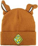 Scooby Doo Embroidered Brown Acryli