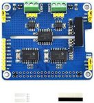 Coolwell Waveshare 2-Channel Isolated CAN Bus Expansion HAT for Raspberry Pi Series Boards MCP2515 + SN65HVD230 Dual Chips Solution Multi Allows 2-CH CAN Communication