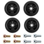 Deck Wheel Kit 4PCS Compatible with John Deere 48" 54" 60" 72" Deck Lawn Mowers Replace Part# AM125172