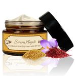 Herbs & Greens Kumkumadi SPF 50 UVA/UVB. PA++++ Gold Face Cream With 24k Gold | Lab Tested Broad Spectrum Protection | Skin Brightening Dark Spots/ Pigmentation, Anti Aging Hydrating Moisturizer For Woman & Men | Oily, Dry, Acne Prone Skin, Dermatologically Tested | 50 gm