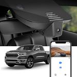 Fitcamx 4K Dash Cam Adapts for RAM 1500 Classic TRX 2019-2024 Rebel Big Horn Laramie Tradesman Lone Star (Model B), OEM Look, 2160P UHD Video WiFi, Loop Recording G-Sensor, Plug & Play, 64GB Card