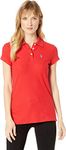 U.S. Polo Assn. Women's Ultimate Polo Shirt, Racing Red, Large