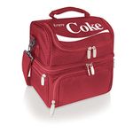 PICNIC TIME Coca-Cola Enjoy Coke Pranzo Lunch Bag, Insulated Lunch Box with Utensil Set, Lunch Cooler Bag, (Red)