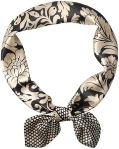 Lourny Bandanas for Men 35" Silk Scarf – Mens Accessories Satin Neck Scarf