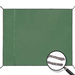 REDCAMP Waterproof Camping Tarp Lightweight to Cover Sun or Rain, Large Compact Tent Tarp Footprint for Ground or Under Tent, Green 95"x83"