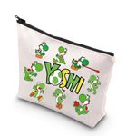 VAMSII Cute Yoshi Gift Yoshi Lover Makeup Bag Game Inspired Gift for Fans, Yoshi