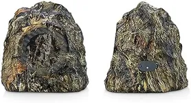 iHome Mossy Oak Camo IHRK-400MOBC-PR Wireless Waterproof Rock Speaker Set for Outdoors Camping Nature Hunting and Fishing Lovers. Built to add Sound to Your Bottomland Supplies, Accessories and Gear