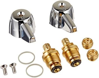 Danco 39674E 2-Handle Lavatory Faucet Trim Kit for Central Brass with Stems and Seats, Chrome