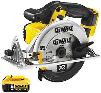 DEWALT DCS391N 18V 165mm XR Circular Saw with 1 x 5Ah Battery