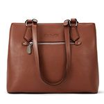 BOSTANTEN Women Handbag Genuine Leather Shoulder Bag Soft Designer Top Handle Purses Brown