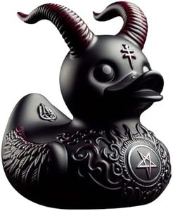Generic Duckieville Duck Statue, Duckieville Duck Figure, Gothic Black Ducksville Duck, Resin Evil Rubber Duck Collectable Toys for Home Decor,1/5Pcs, NL27YRDFSJ35THXKORUC