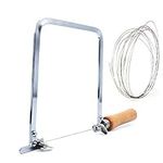 SUBRILLI Coping Saw Steel Frame with 0.45mm Diamond Wire Saw for Jade Stone Ceramic Glass Wood Metal Accurate Cutting