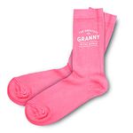 Granny Gift Pink Ankle Socks Present for Women Ladies Size 6-9