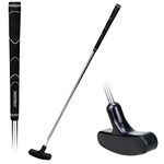 Crestgolf Mini Rubber Golf Putters (Black, 35inch)