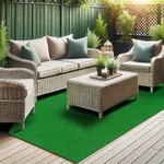 Ottomanson Artificial Grass Turf 7'