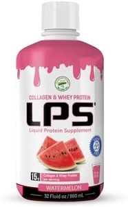 Nutritional Designs LPS Liquid Collagen & Whey Protein Supplement - Sugar-Free Non-GMO Drink - Promotes Healthy Skin & Hair for Men & Women (Watermelon)