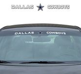 Fanmats 61469: Dallas Cowboys Sun Stripe Windshield Decal 3.25 in. x 34 in.