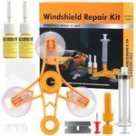 YAOBLUESEA Professional Windshield Repair Kit for Stone Chip Repair, Universal Glass Repair Set for Cars, Practical & Quick & Easy, WITHOUT UV Lamp