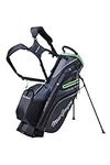 MacGregor Golf MACBAG146 Mactec HYBRID 14 Golf Club Stand Carry Trolley Bag, Charcoal