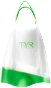 TYR Hydroblade Swim Training Fins, Green, Small