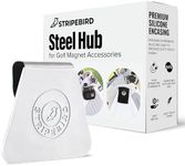 Stripebird - Golf Steel Hub for Magnetic Accessories (White) - Golf Bag Attachment for Magnetic Products - Easily Access Magnetic Golf Accessories from Your Golf Bag