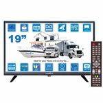 Unispectra ® 19 inch LED Digital 240v (volt) 12v TV Freeview & SAT Tuner, USB. Small travel 12V TVs for Motorhomes, Campervan, Caravan TV, Camping, Truck, Van, Boat, Kitchen, Bedroom