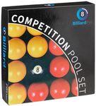 Billiard Pro Unisex 2-Inch Billiard Ball Set (Red and Yellow)