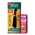 SESA Ayurvedic Hair Oil 200 ml with Free Hair Serum 20 ml With Bhringraj & 17 Rare Herbs With Coconut Oil and 4 Nourishing Oil For Hair Growth Help Control Hair Fall with Easy Oil Applicator For Women and Men