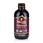 Immunia FUSION. Immune System Support - Elderberry, Elderflower & Antioxidant berries. Concentrated POLYPHENOLS: Anthocyanins, Quercetins. Adults & Kids. Elderberries from Canada. (1-Pack)