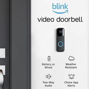 Blink Video Doorbell – Wireless Smart Security Camera, Black