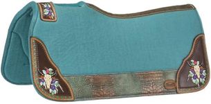 Tough 1 Hand Painted Steer Skull Saddle Pad