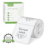 Thermal Labels for Nelko PM220 Label Maker, 2 inch (50mm) Round Thermal Label, Waterproof, Multi-Purpose Label Tape, 1 Roll of 150 Self-Adhesive Thermal Paper (White)