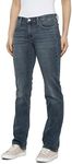 Lucky Brand Womens Mid Rise Sweet Straight Jeans, Aaron, 32W x 32L US, Aaron, 32W x 32L